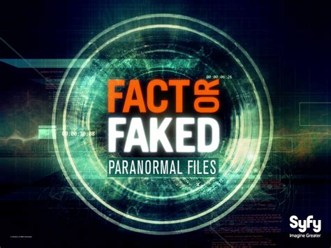 Fact or Faked: Paranormal Files: Season 1 